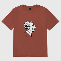 Женская футболка оверсайз Морис Равель