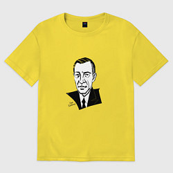 Женская футболка оверсайз Сергей Рахманинов