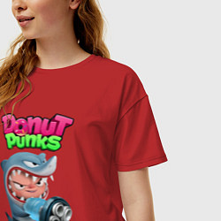 Футболка оверсайз женская Немо, цвет: красный — фото 2