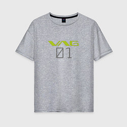 Женская футболка оверсайз VAG Evangelion style