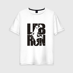 Женская футболка оверсайз Lebron Dunk