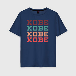 Женская футболка оверсайз Kobe name