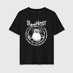 Женская футболка оверсайз Sleepknot