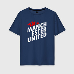 Женская футболка оверсайз Манчестер Юнайтед дьявол