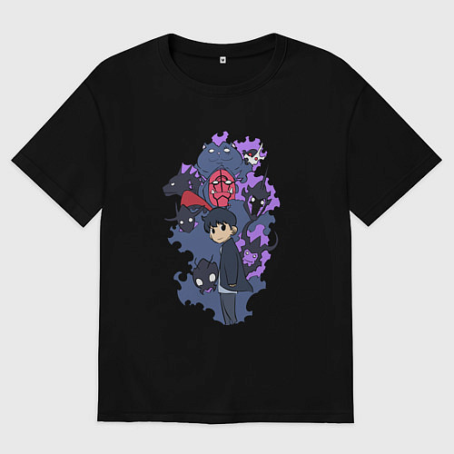 Женская футболка оверсайз Владыка теней / Черный – фото 1