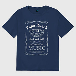 Женская футболка оверсайз Papa Roach в стиле Jack Daniels