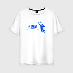 Женская футболка оверсайз FIVB