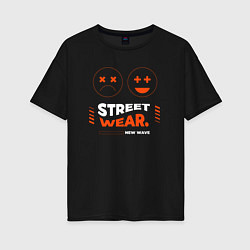 Женская футболка оверсайз Street wear
