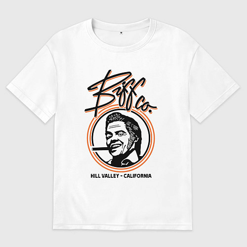 Женская футболка оверсайз Компания Биффа / Белый – фото 1