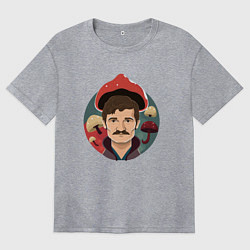 Женская футболка оверсайз Last of us - Джоэл Миллер