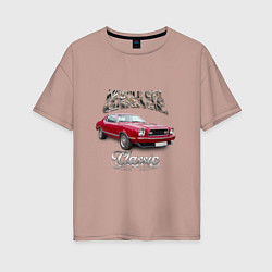Женская футболка оверсайз Маслкар Ford Mustang