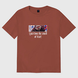 Женская футболка оверсайз Волк la muerte из Кота в сапогах