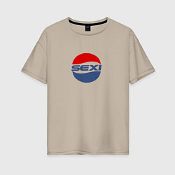 Женская футболка оверсайз Pepsi sexi