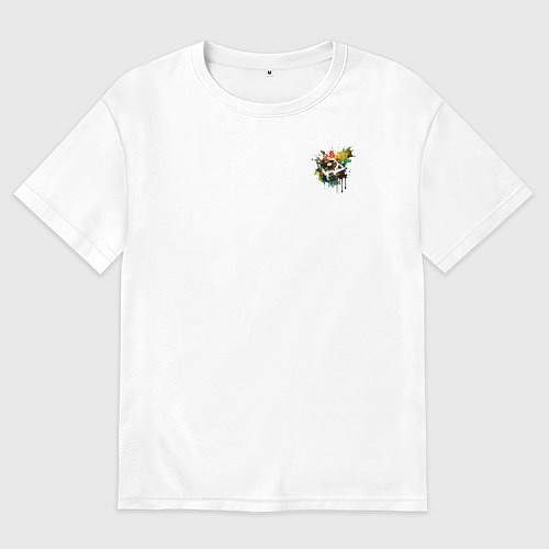 Женская футболка оверсайз Я диджей / Белый – фото 1