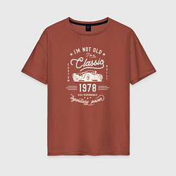 Женская футболка оверсайз Я классический 1978