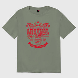 Футболка оверсайз женская Arsenal 1886, цвет: авокадо
