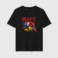 Женская футболка оверсайз Groovy Ash - Evil Dead