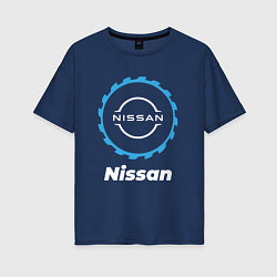 Женская футболка оверсайз Nissan в стиле Top Gear