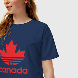 Футболка оверсайз женская Red Canada, цвет: тёмно-синий — фото 2