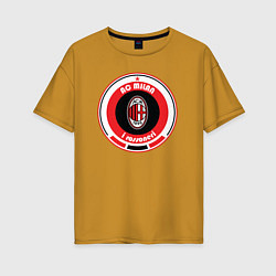 Женская футболка оверсайз AC Milan 1899