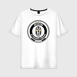 Женская футболка оверсайз Juventus club