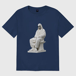 Женская футболка оверсайз Статуя рэпера Снуп Дога