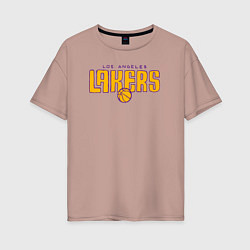 Женская футболка оверсайз NBA Lakers
