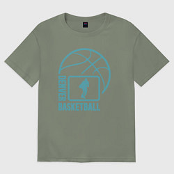 Футболка оверсайз женская Denver basket, цвет: авокадо