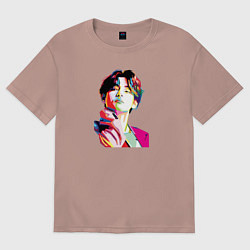 Женская футболка оверсайз BTS Ким Тхэхён