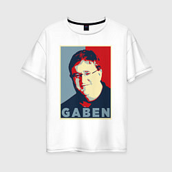 Женская футболка оверсайз Gaben