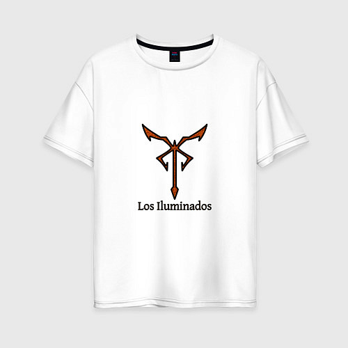 Женская футболка оверсайз Los Iluminados / Белый – фото 1