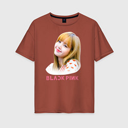 Женская футболка оверсайз Lisa Blackpink