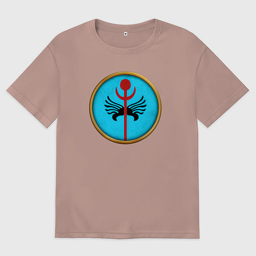 Женская футболка оверсайз Понт Rome: Total War / Пыльно-розовый – фото 1