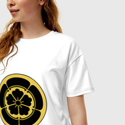 Футболка оверсайз женская Клан Ода Total War: Shogun 2, цвет: белый — фото 2