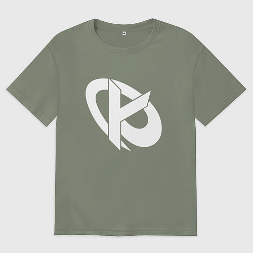 Женская футболка оверсайз Karmine Corp / Авокадо – фото 1