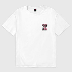 Женская футболка оверсайз Группа Блэк Пинк в твоем районе - мини