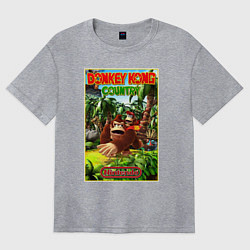 Женская футболка оверсайз Nintendo - donkey kong