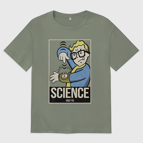 Женская футболка оверсайз Vault science / Авокадо – фото 1