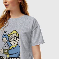 Футболка оверсайз женская Vault science, цвет: меланж — фото 2