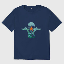 Женская футболка оверсайз ВДВ десантура