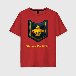 Женская футболка оверсайз Карак Азул Warhammer: Total War