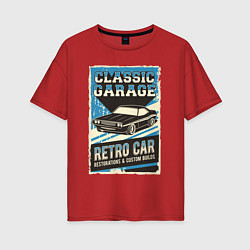 Женская футболка оверсайз Classic garage