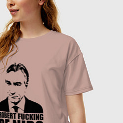 Футболка оверсайз женская Robert De Niro, цвет: пыльно-розовый — фото 2
