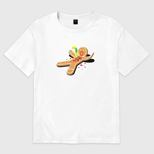 Женская футболка оверсайз Чужой из пряни / Белый – фото 1