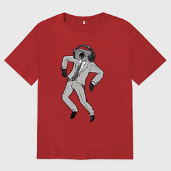 Женская футболка оверсайз Camera man