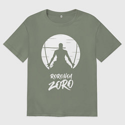 Футболка оверсайз женская Ророноа Зоро, цвет: авокадо