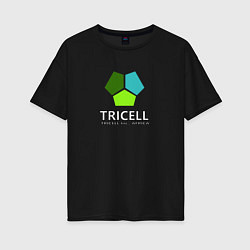 Женская футболка оверсайз Tricell Inc