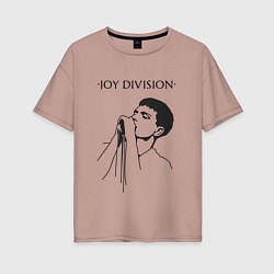 Женская футболка оверсайз Йен Кёртис Joy Division
