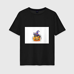 Женская футболка оверсайз ХэллоуиН для праздника