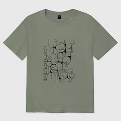 Женская футболка оверсайз Армения моя Буквы